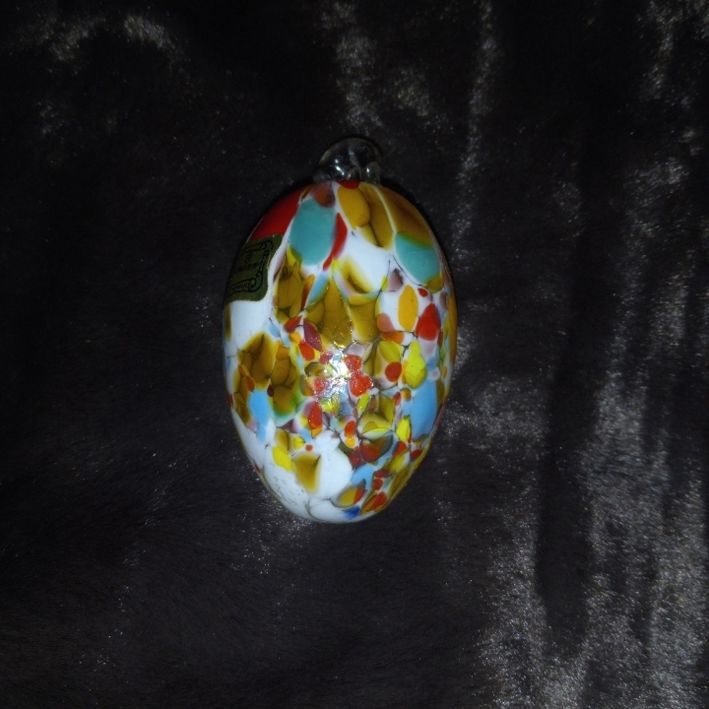 Colorful Glass Ornament